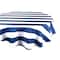 DII® 60" Nautical Blue Cabana Stripe Outdoor Tablecloth